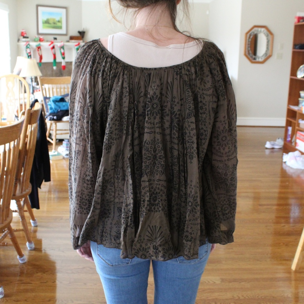 Free People Bandana Print Swing Top - Picture 8 of 8
